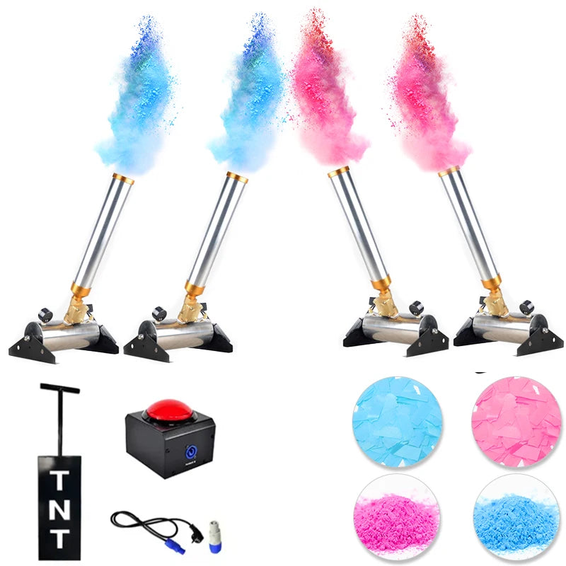 Tnt Gender Reveal Electric Cannon Confetti Color Smoke