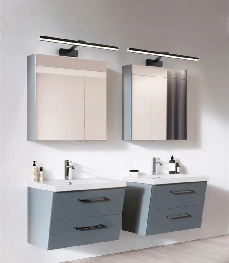 Led Modern Acrylic Wall Lamp White Black Mirror
