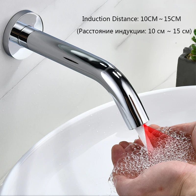 Oxg Wall Mount Sensor Basin Faucet Bathroom Faucet