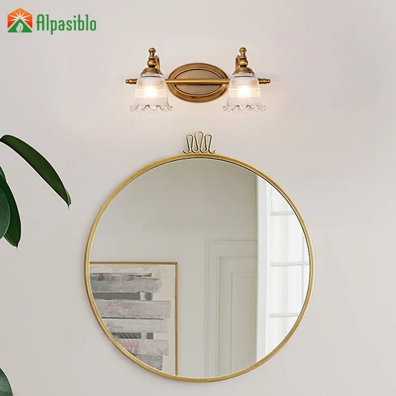 3head Mirror Front Lamp Modern Wall Light Bronze