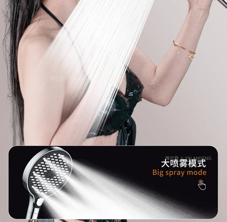 15cm Big Panel High Pressure Shower Head Filter