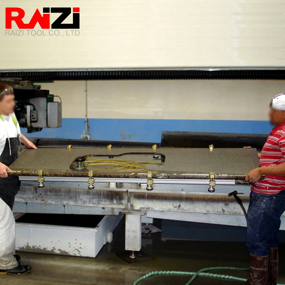 Raizi Stone Slab Edge Seaming Clamp Assembly Sink