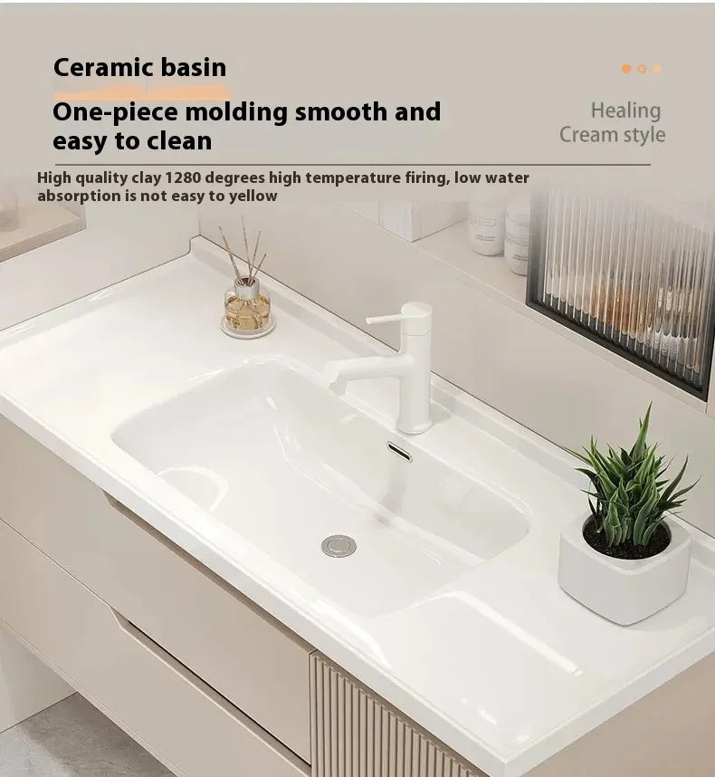 Modern Basin Bathroom Cabinet Combination Sink Minimalist
