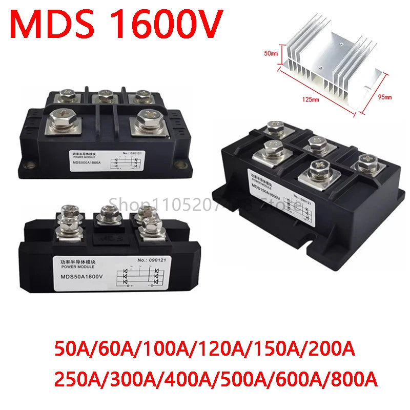 Mds 100a 150a 200a 1600v Mds100a1600v Mds150a1600v 3-Phase