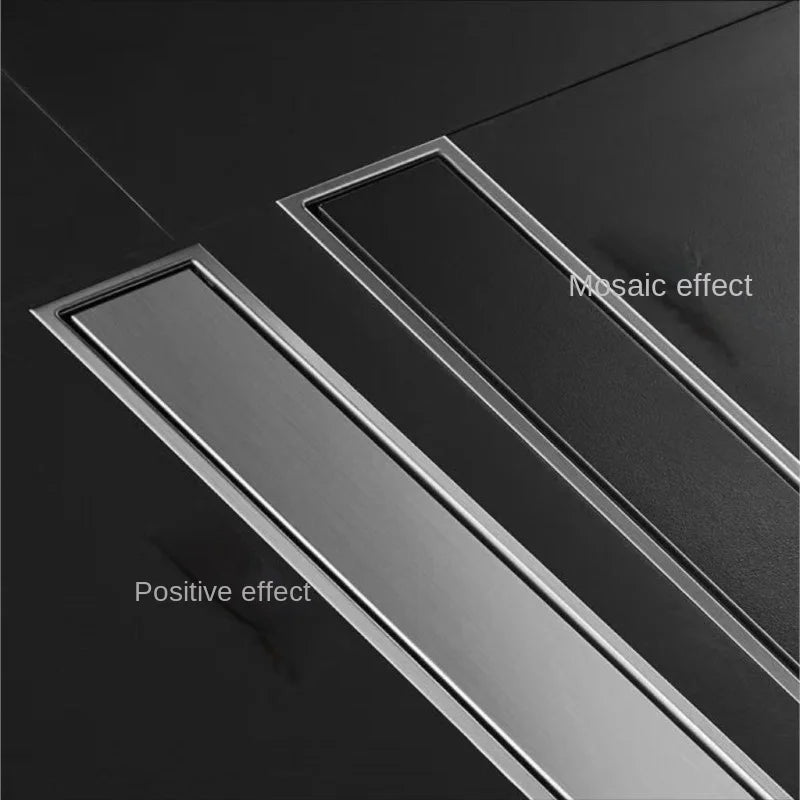 Luxury Hidden 304 Stainless Steel Rectangular Floor Drain