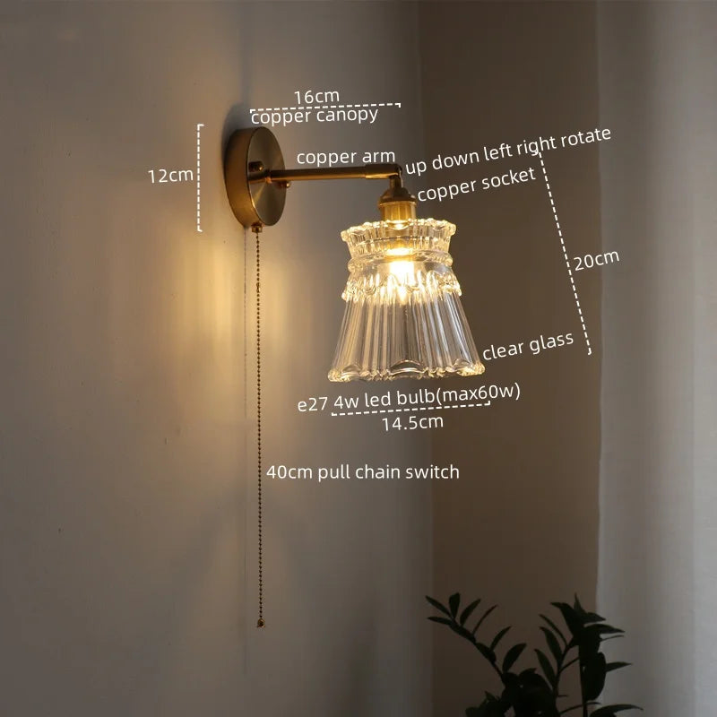 Iwhd Retro Style Led Wall Light Decor Corridor