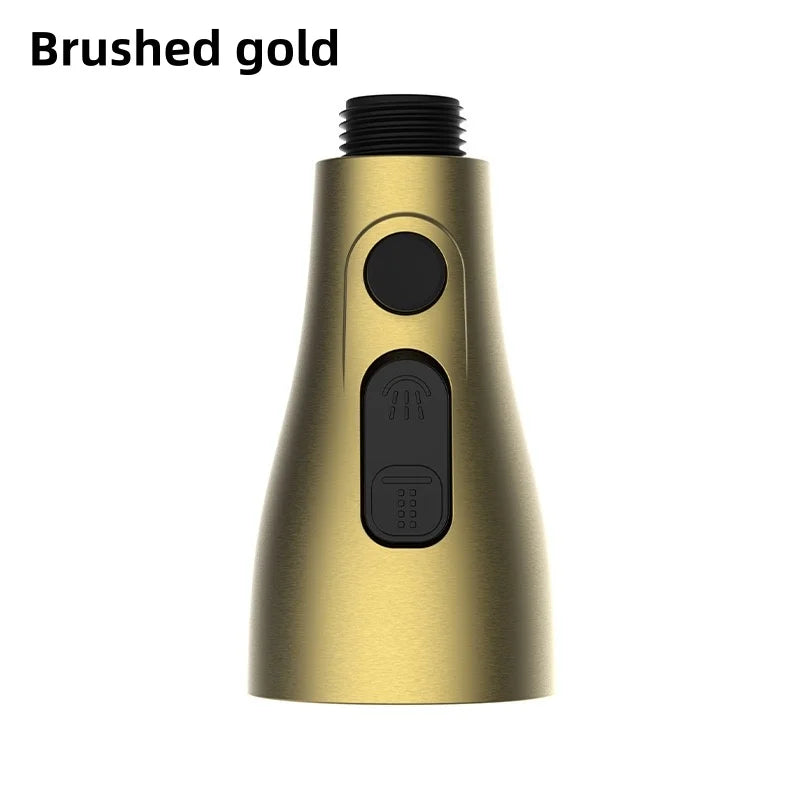 Pull-Out Three-Function Faucet Nozzle Abs Durable Water-Saving