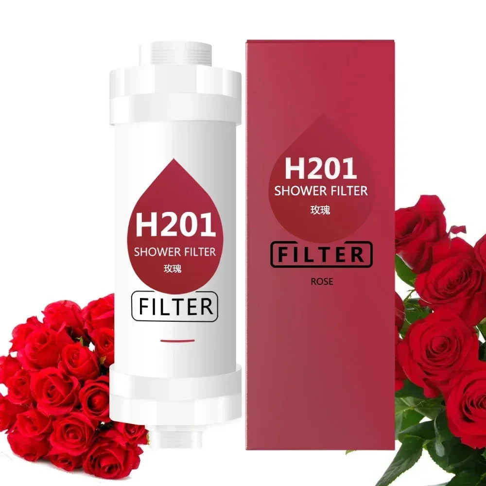 20pcs Scented Shower Head Filter Water Softener Removal