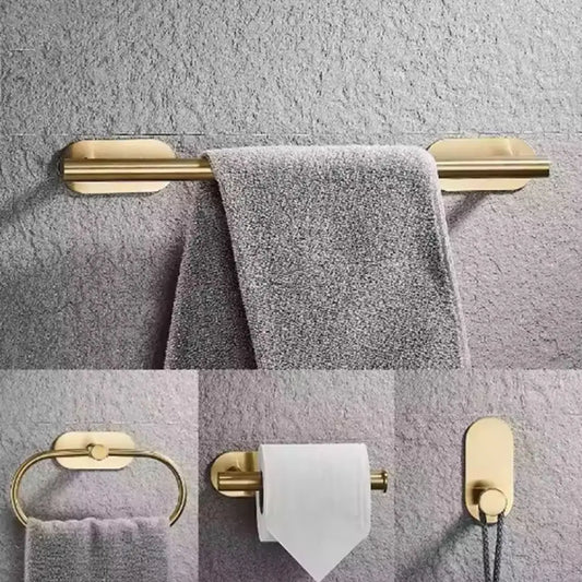 4/5pcs Stainless Steel Bathroom Hardware Anticorrosion Wall Mount