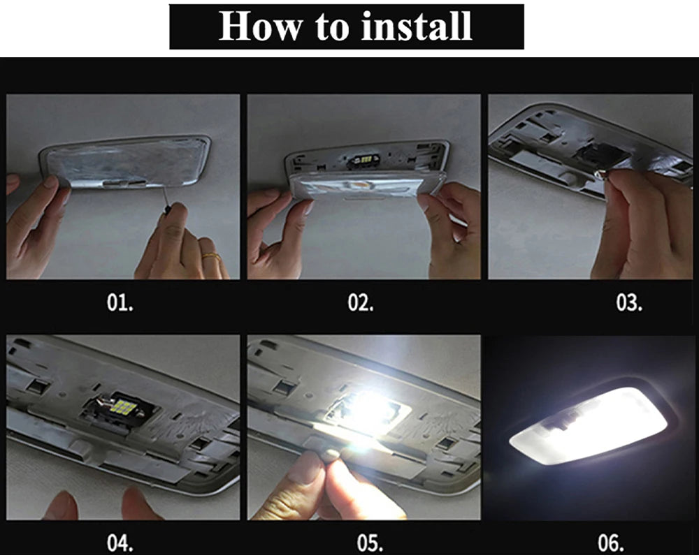 Jeep Cherokee Xj 1997-2001 Canbus Led Interior Light