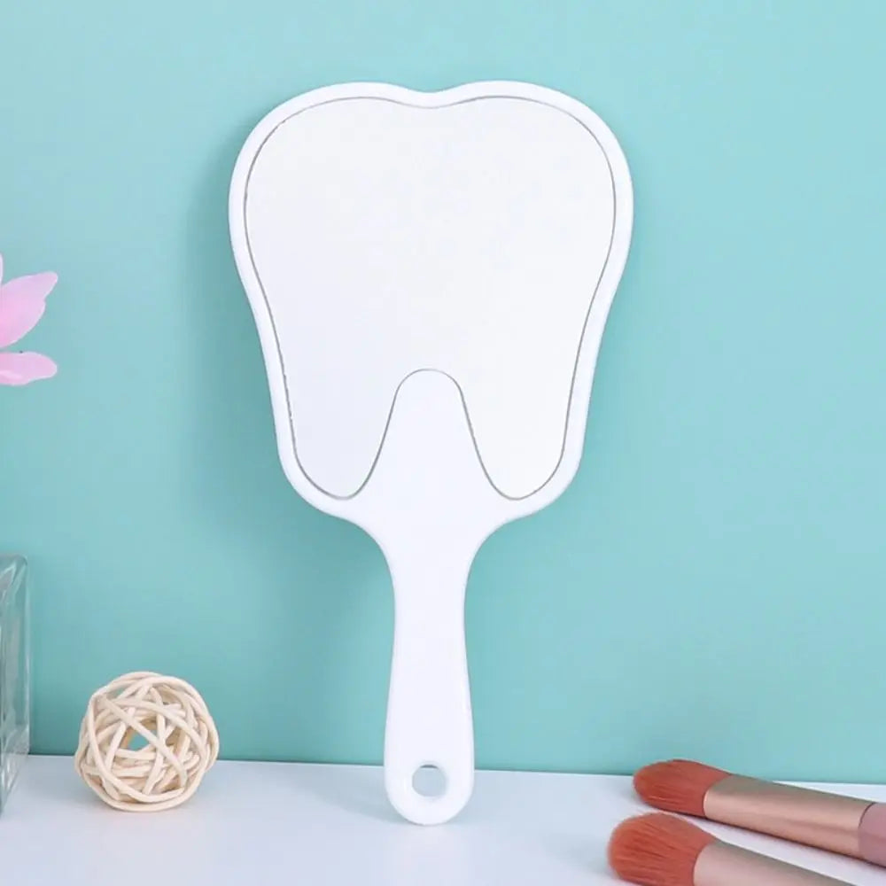 Plastic Tooth-Shaped Mirror Durable Lightweight High-Definition