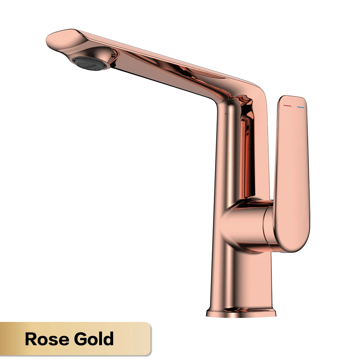 Aitana Luxury Chromium Brass Bathroom Faucet Simple Design