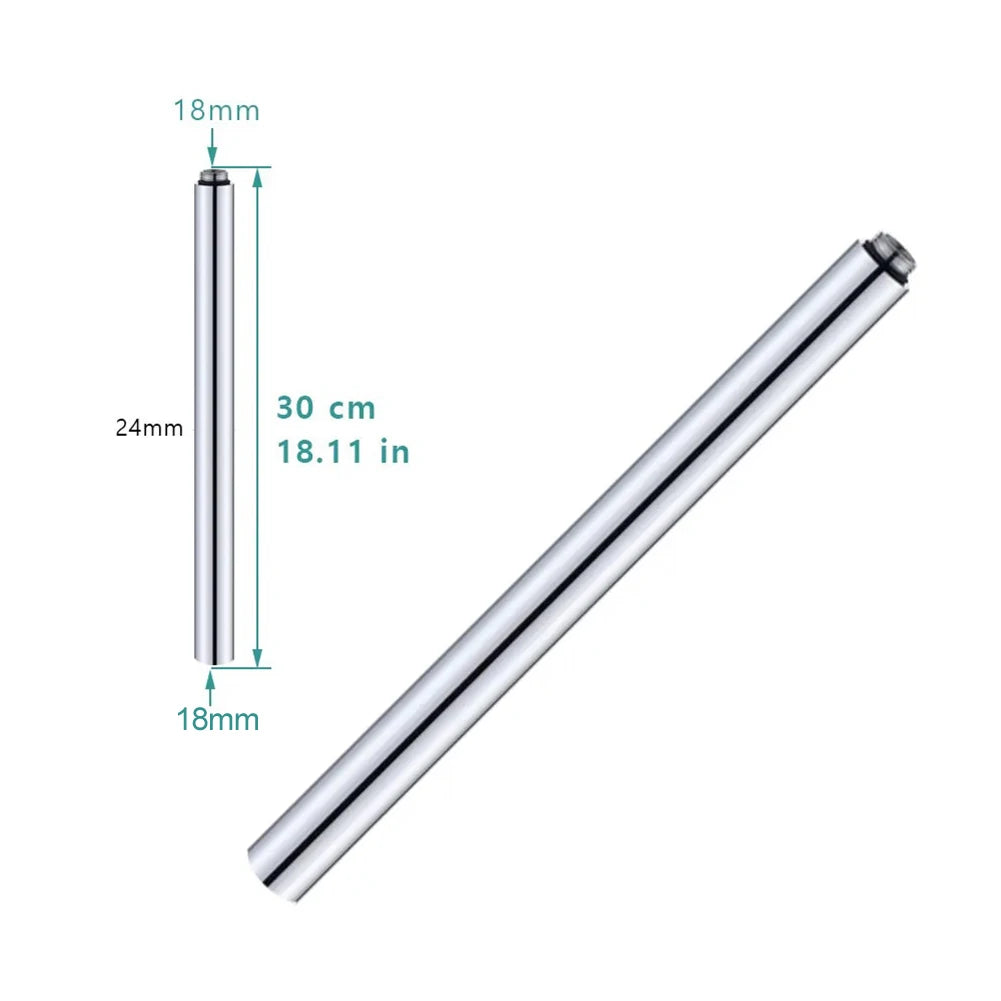 30cm Shower Extender Bathtub Shower System Round Extension