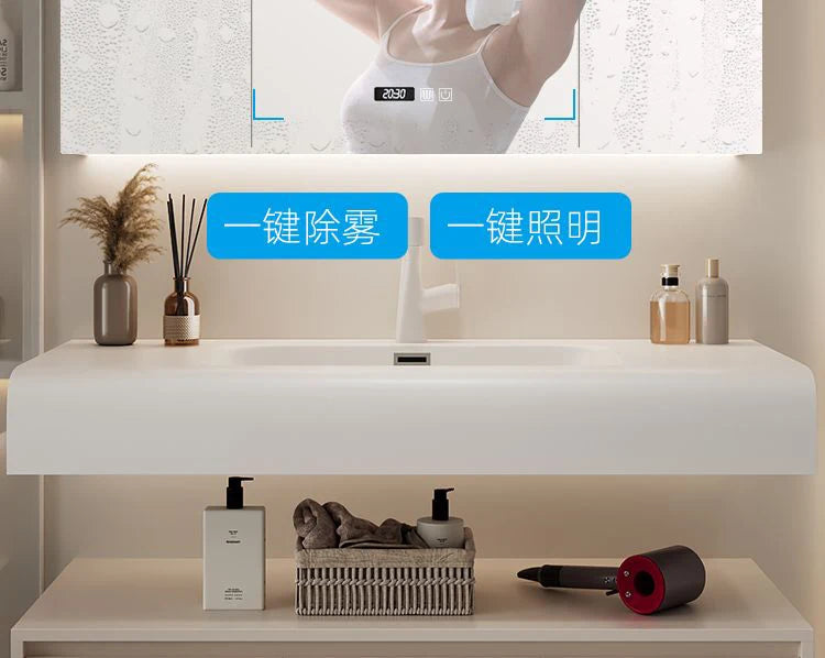 Bathroom Furniture Skin Sensor Bathroom Vanity Cabinet Sink