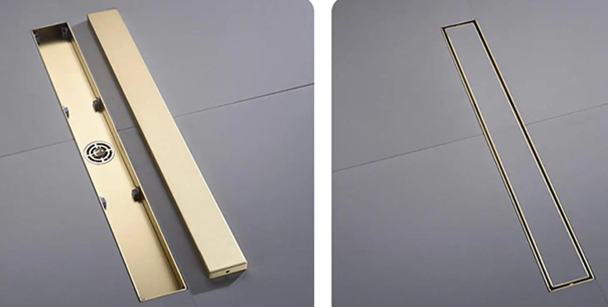 600 To 1000mm Black/Gold/Gunmetal Gray Long Strip Floor