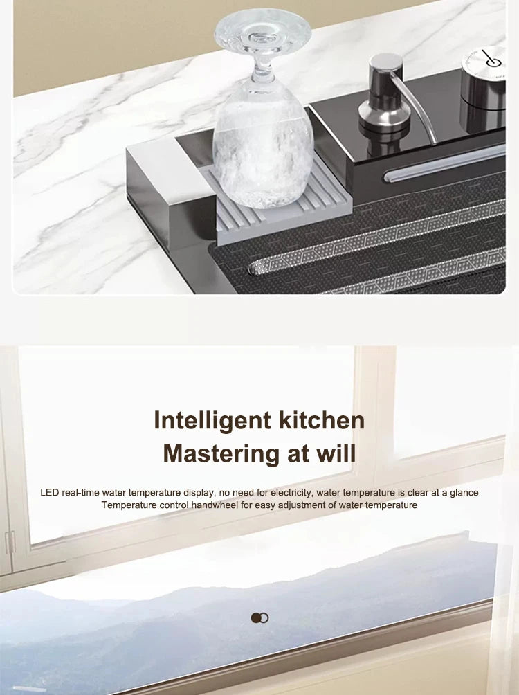 Sinks Stainless Steel Waterfall Sink Includes 120 50