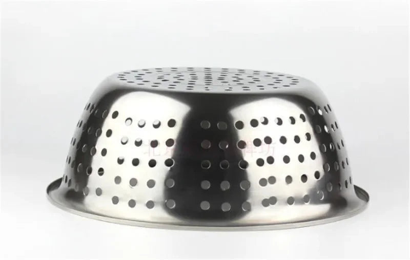 Big Hole Stainless Steel Washing Mesh Vegetable Fruits