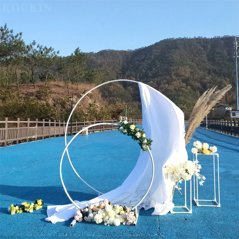 Metal Circle Stand Wedding Balloon Arch Round Balloon
