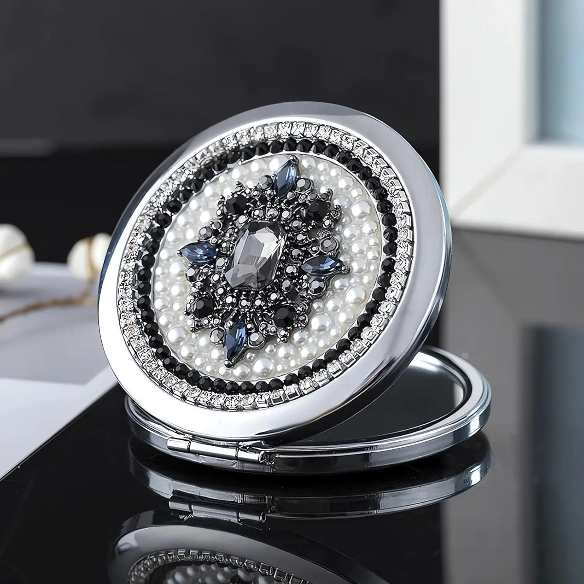 Compact Mirror 1x/2x Magnification Pocket Mirror Women 3inch