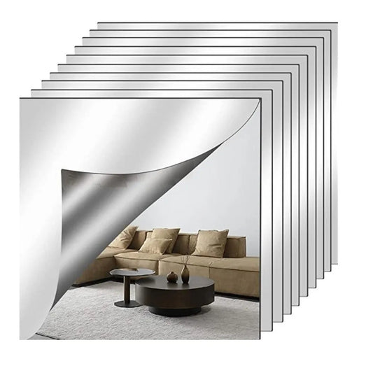 1pc Self Adhesive Acrylic Mirror Sheet 6mm Thick
