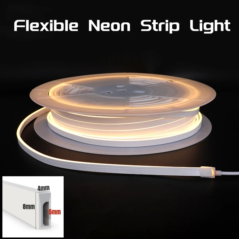 4x8mm Super Thin Led Neon Strip Light Dc12v