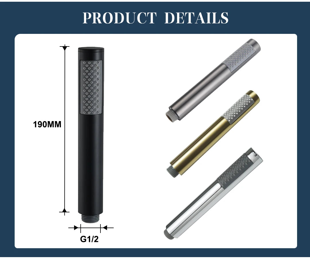 Bathroom Hand Shower Head 150cm Stainless Steel Shower