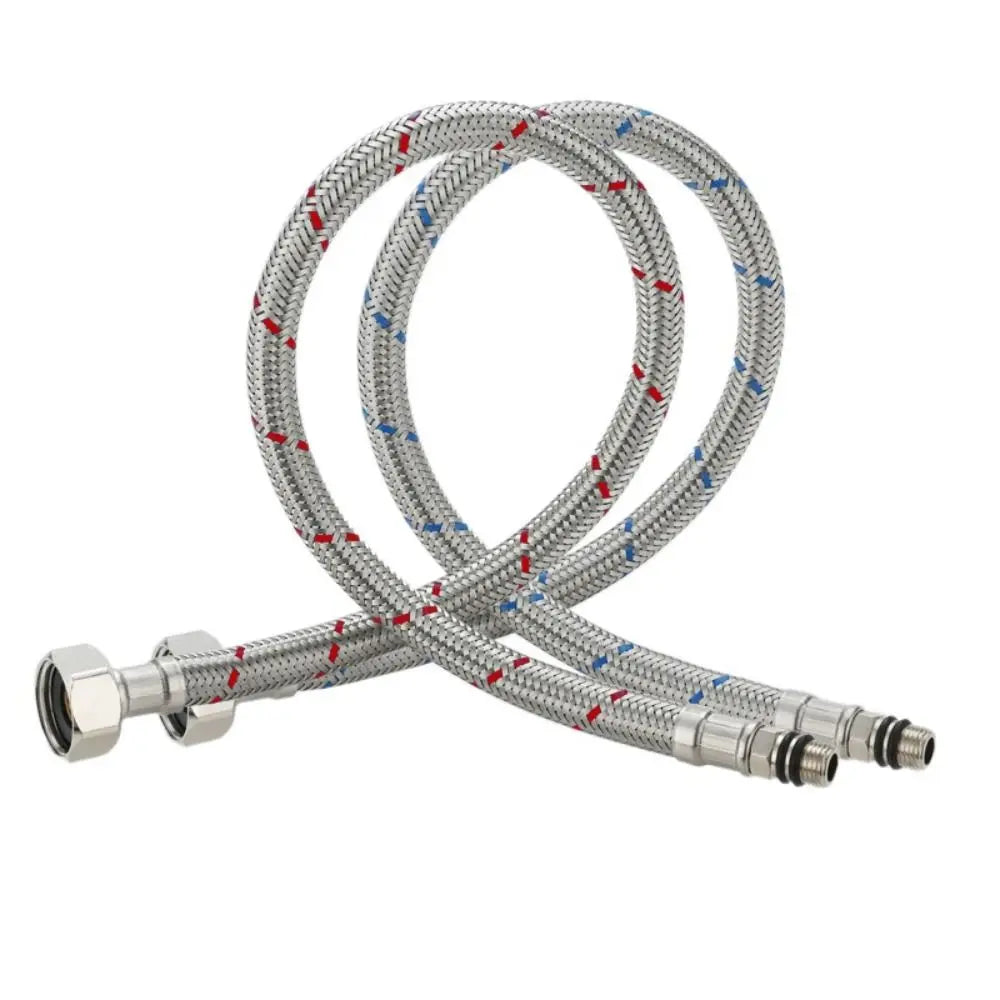 1pair Head Cold Water Inlet Pipe Stainless Steel