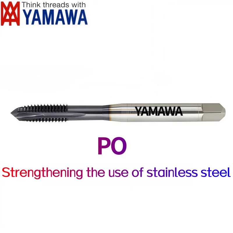 Japanese Yamawa Metric Spiral Fluted Tap Black Stainless
