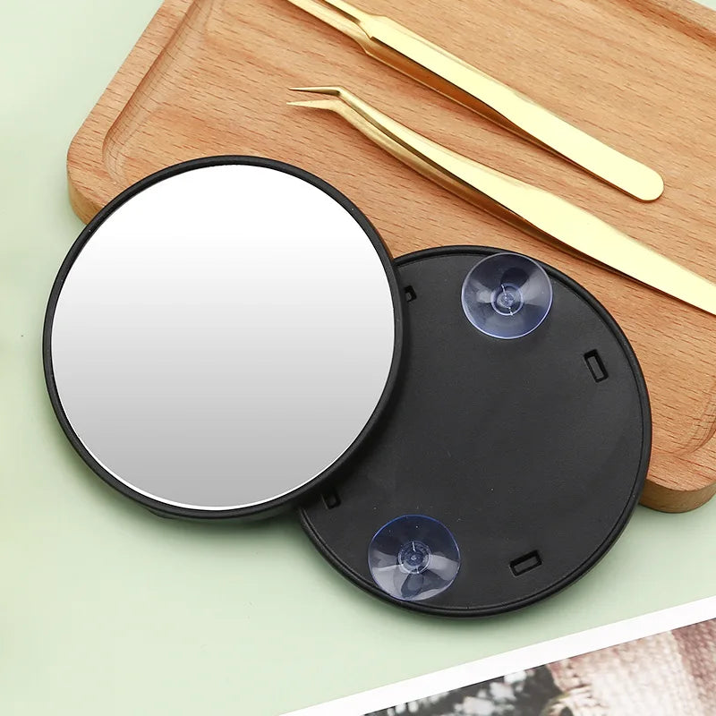 5x/10x/15x Magnifying Mirror Suction Cup Mini Compact Makeup