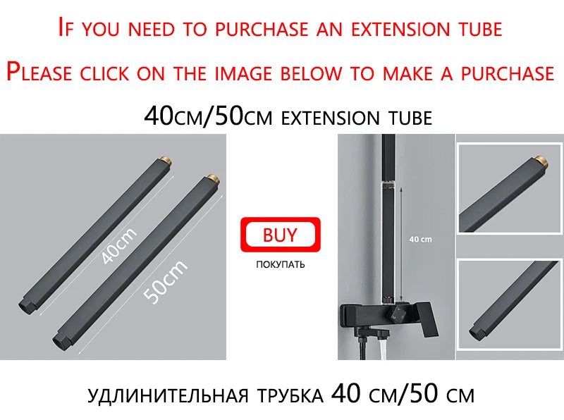4-Function Wall Mounted Shower Faucet Rainwater Bathtub Shower