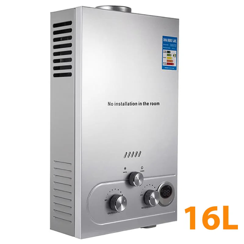 Divedeer Lpg Gas Water Heater 6l/8l/10l/12l/16l/18l Appliance