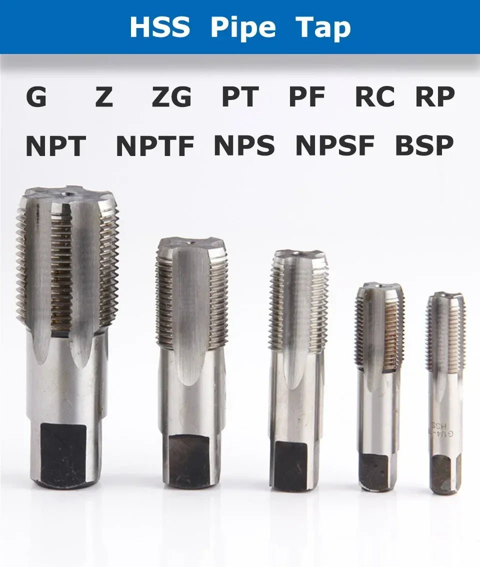 Loco Hss Pipe Tap 1/16-2inch Metric Screw Thread