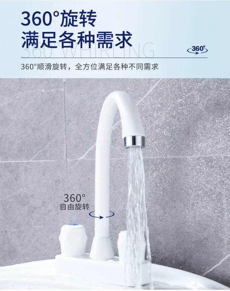 Simple Bathroom Sink Faucet Washbasin Multi-Purpose Cold Water