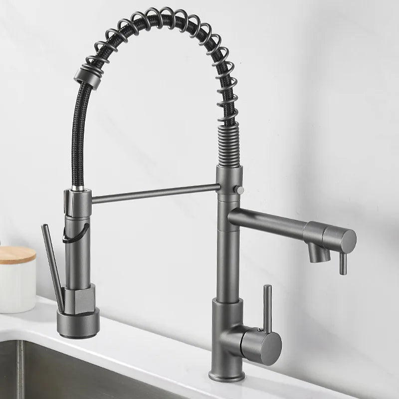 Gold Stainless Steel Faucet Cold Water Mixers Hole