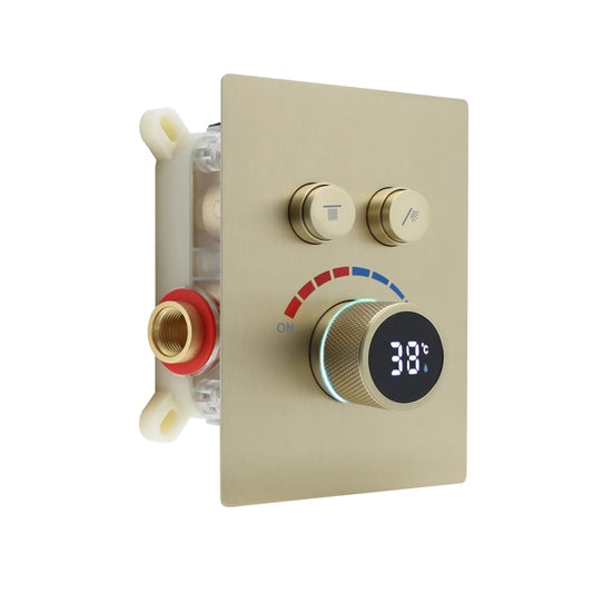 Digital Or Way Water Out Wall Mounted Black