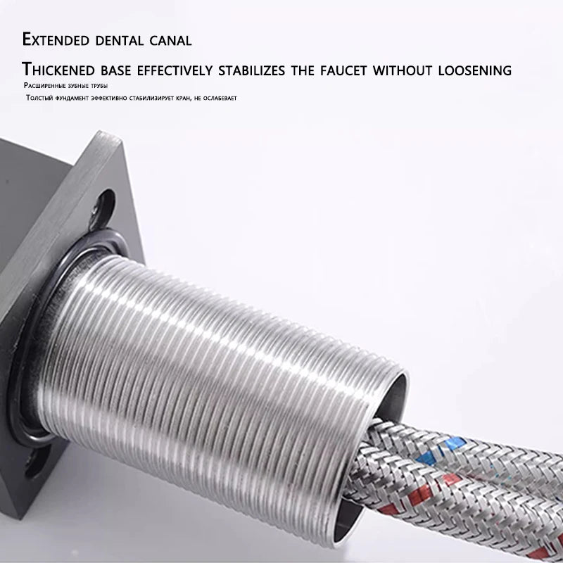Grey Bathroom Faucet Cold Water Sink Mixer Tap