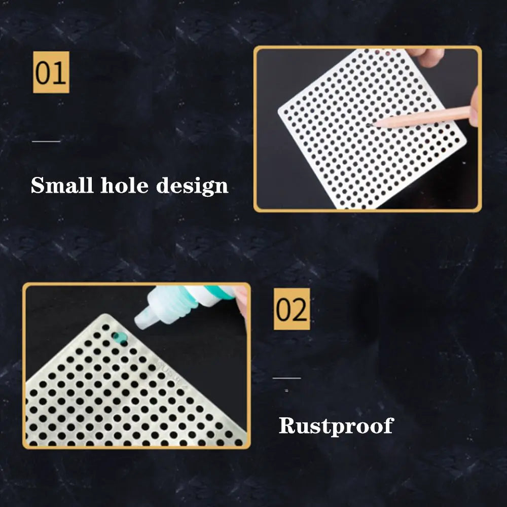 Stainless Steel Floor Drains Net Cover Square Drain