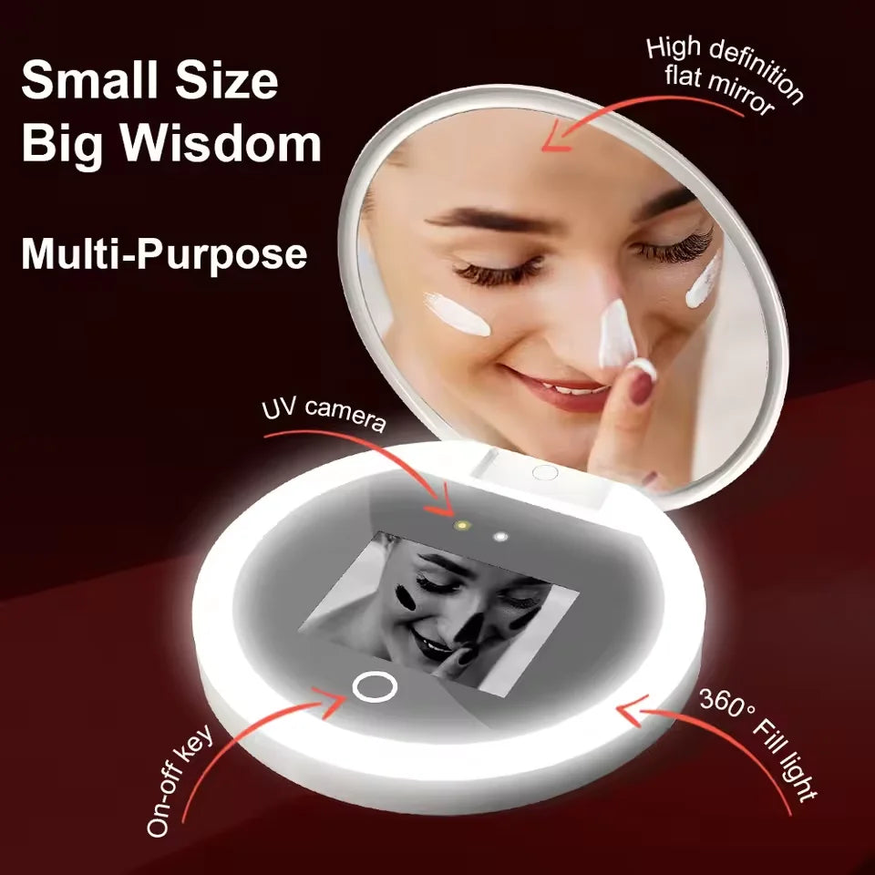 Uv Mirror Sunscreen Smart Makeup Mirror Testing Camera