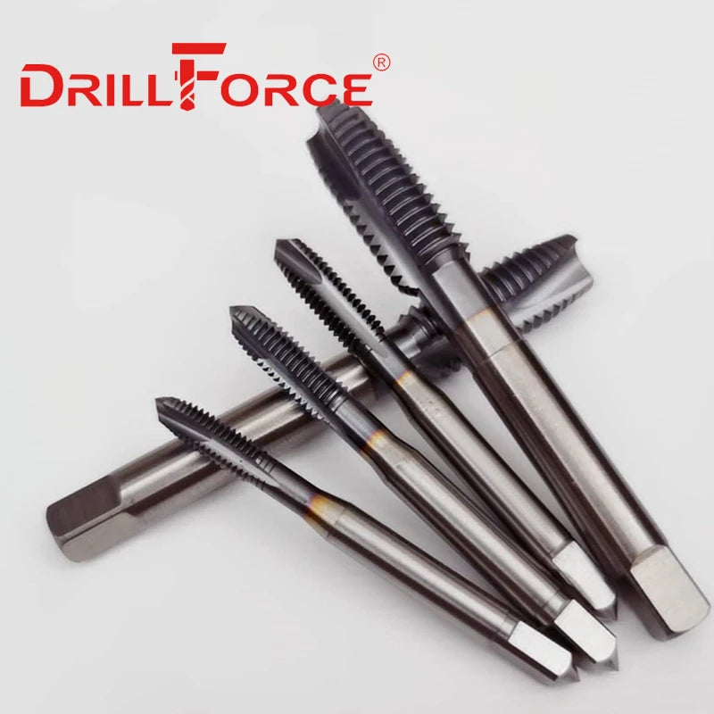Drillforce Cobalt Screw Thread Tap Drill Bits Pointed