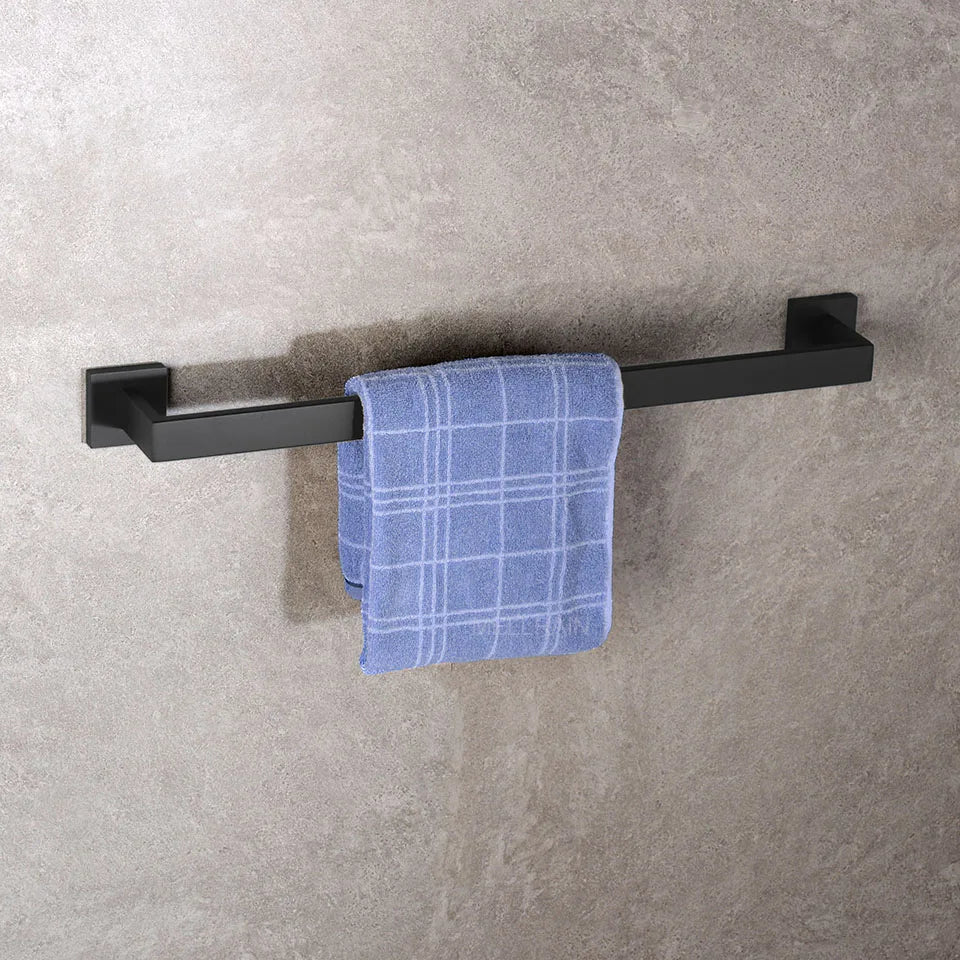 Matte Black Bathroom Hardware 304 Stainless Steel Towel