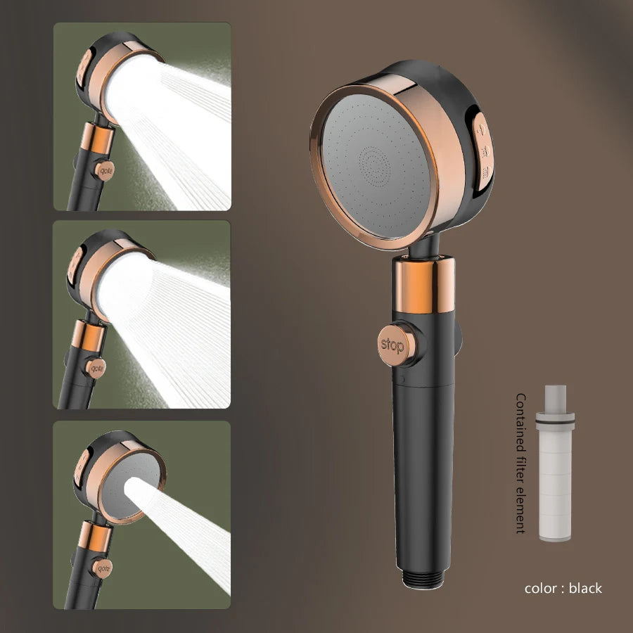 Yalandeng High-Pressure Filter Shower Head Three-Level