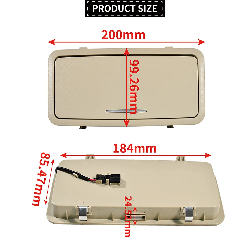Jaguar Xj 2010-2019 Rear Row Vanity Mirror Makeup