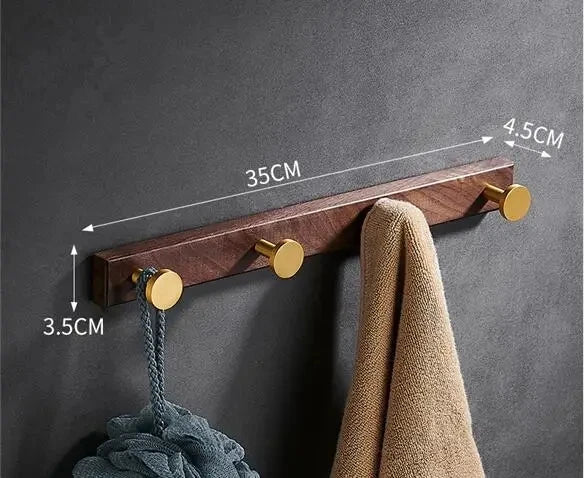 Tuqiu Robe Hook Clothes Hook Towel Hanger Wood
