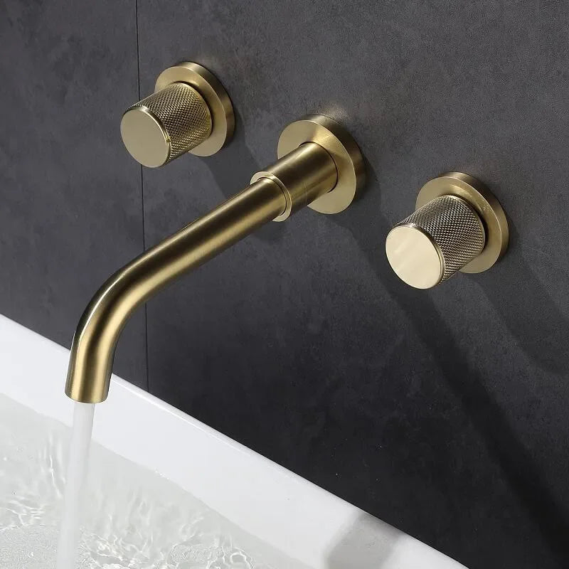 Bathroom Faucet Brushed Gold Bathroom Basin Faucet Cold