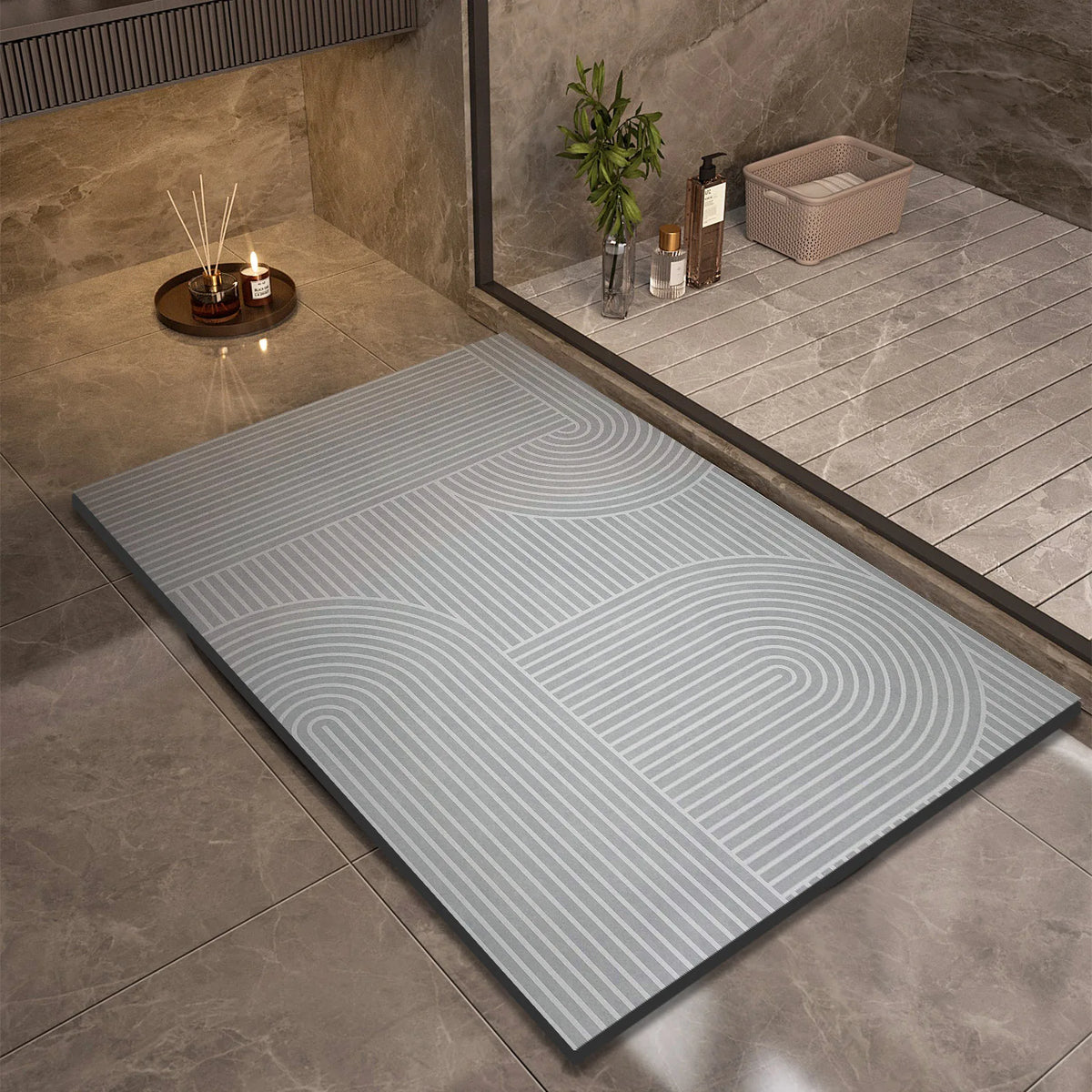 Super Absorbent Bath Mats Bathroom Anti Slip Shower