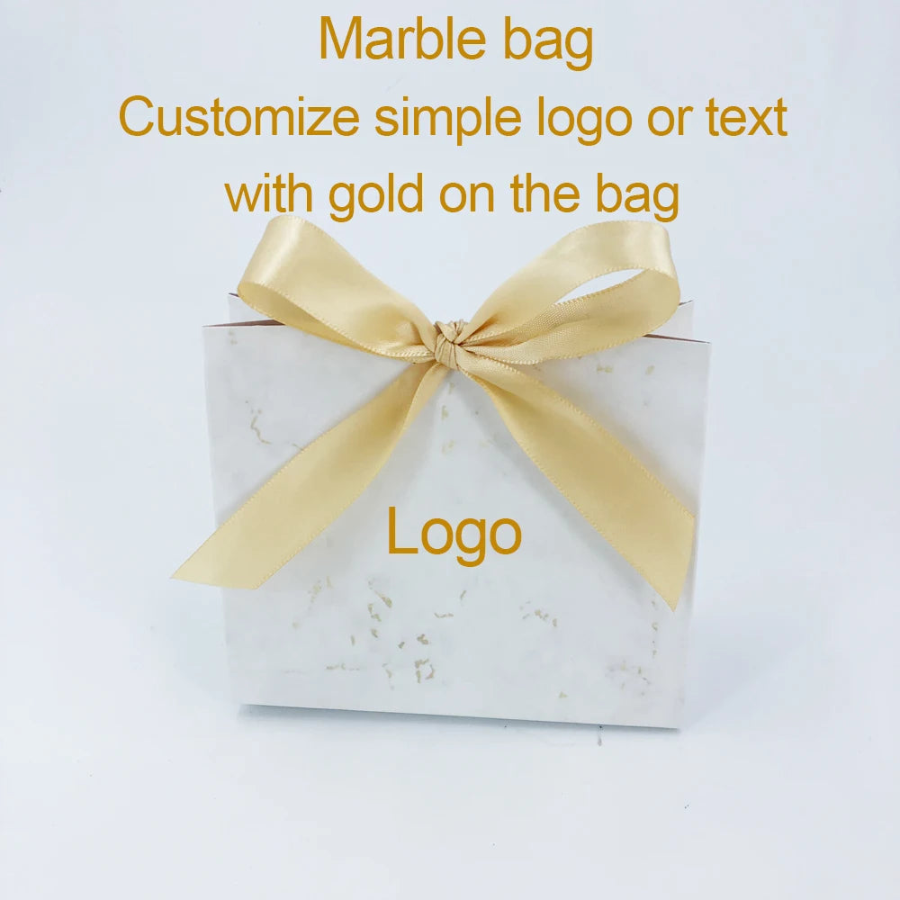 Customization Marble Style Gift Box Wedding Baby Shower