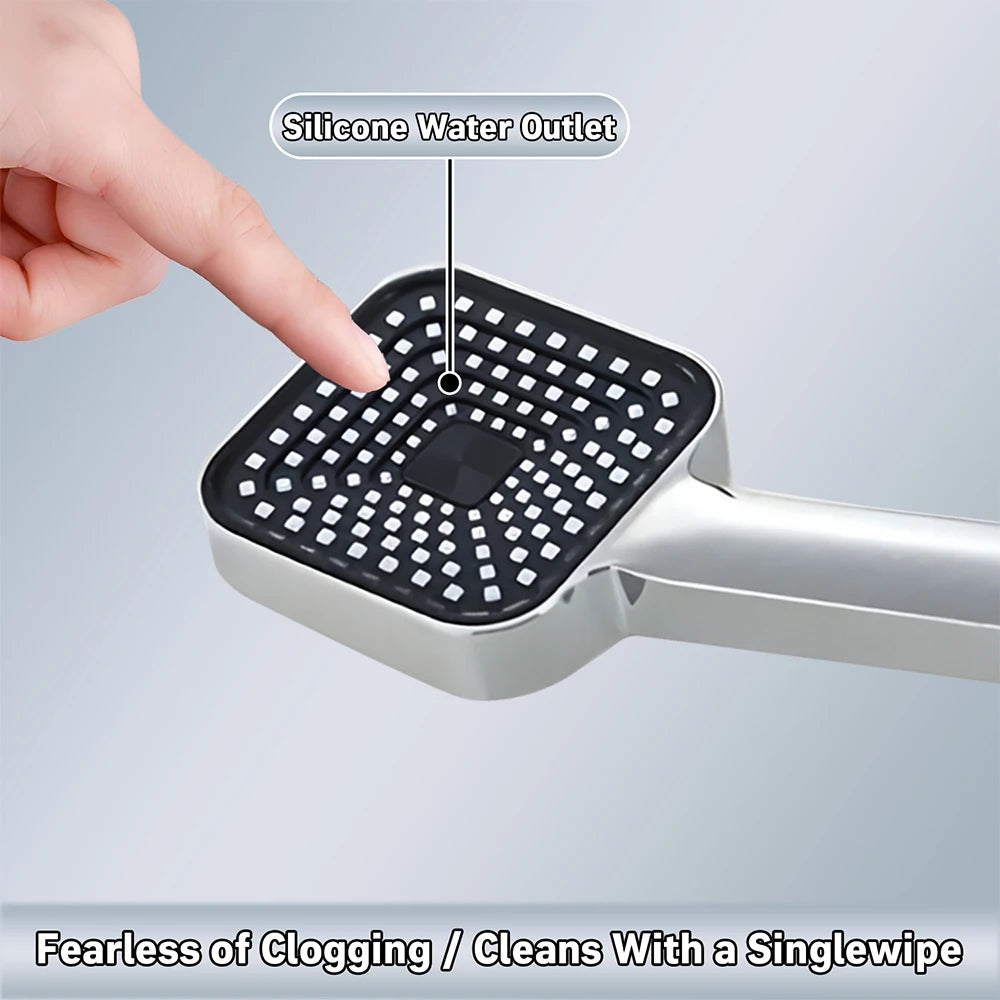 High-Flow Large Nozzle Handheld Shower Head Two-In-One Shower