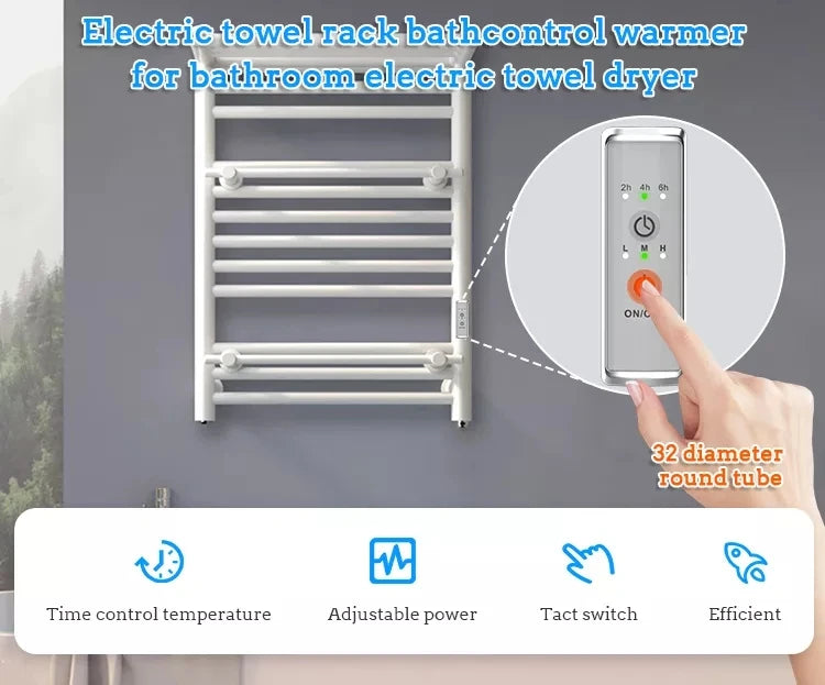 Bathroom Towel Rack Heating Time Controller Electric Dry