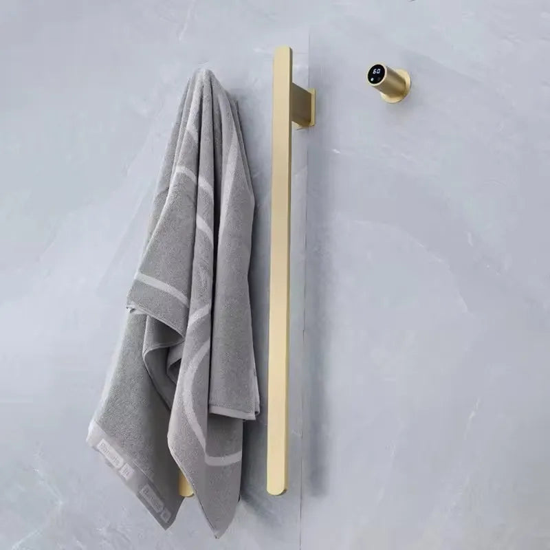 Bathroom Towel Warmer Hidden Wires Electric Heated Towel