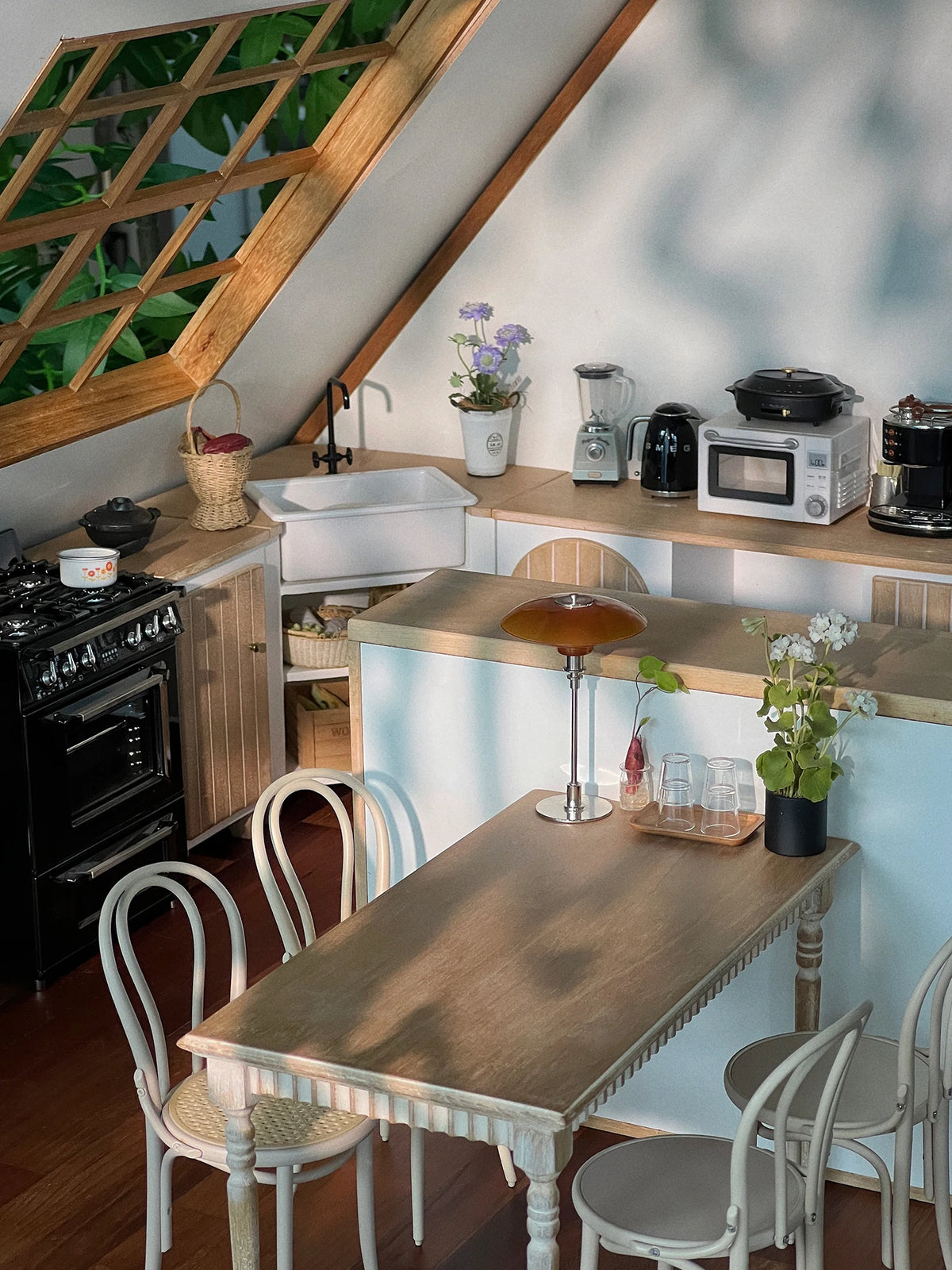 Solid Wood Metal Corner Sink Cabinet Door Cabinet